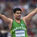 Arshad nadeem through olypics record