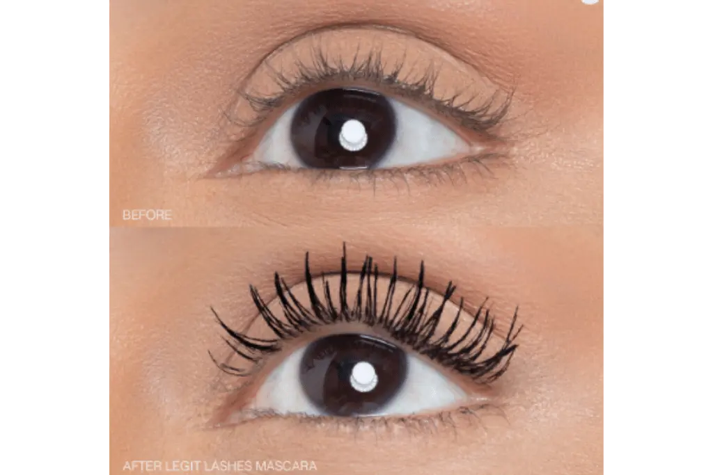 huda beauty legit lashes before after