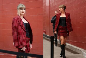 Taylor Swift’s Versace Skirt Suit