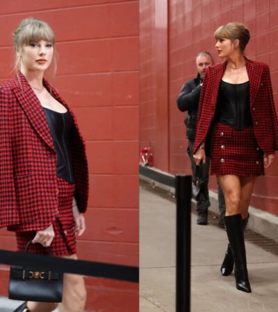 Taylor Swift’s Versace Skirt Suit