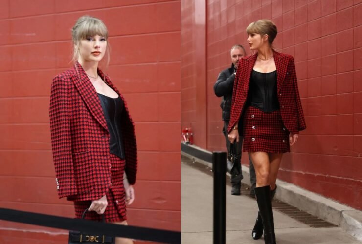 Taylor Swift’s Versace Skirt Suit