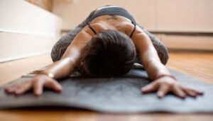 sweat yoga for stress