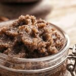 DIY coffee scrub