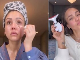 Jessica Alba makeup free