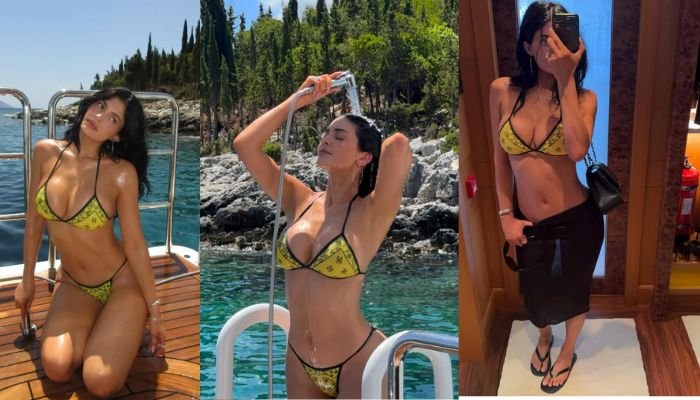 Kylie Jenner bikini Greece