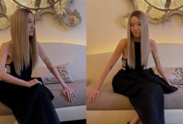 Vera Wang blonde hair