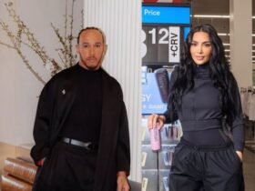Kim Kardashian Coachella Lewis Hamilton