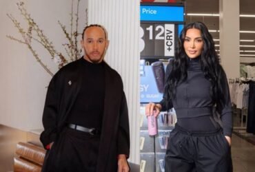 Kim Kardashian Coachella Lewis Hamilton