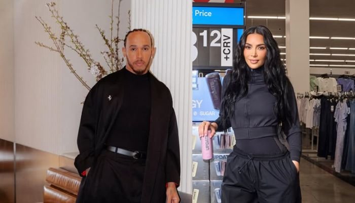 Kim Kardashian Coachella Lewis Hamilton